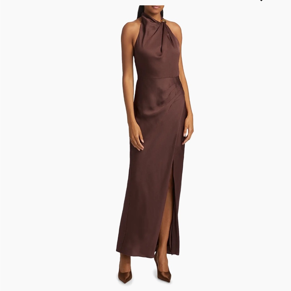 Nicholas Galilea Silk-Blend Maxi Dress
